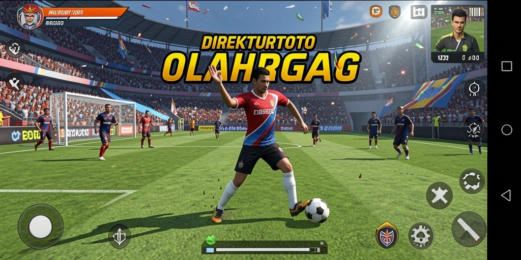 Screenshot utama DIREKTURTOTO menampilkan gameplay yang intens dan seru.