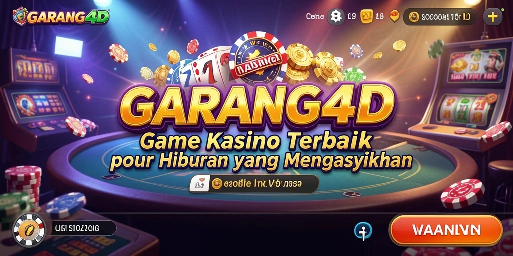 Screenshot GARANG4D menampilkan pengalaman bermain Kasino yang seru dan menarik.
