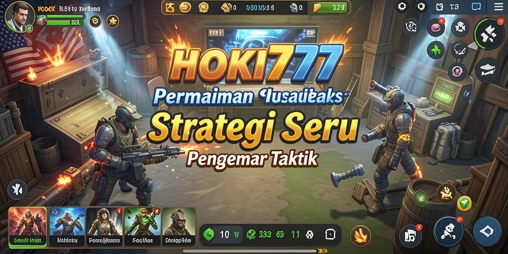 Tampilan gameplay HOKI777 yang penuh strategi dan taktik.
