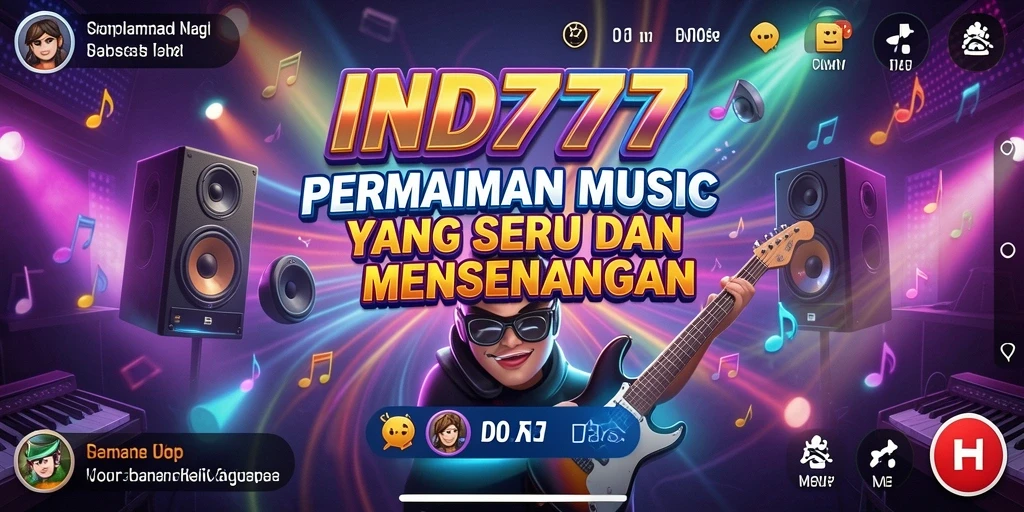 Screenshot gameplay IND777 menampilkan tantangan musik yang seru dan interaktif.