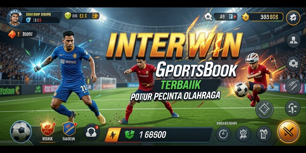 Tampilan screenshot INTERWIN menunjukkan antarmuka sportsbook yang menarik.