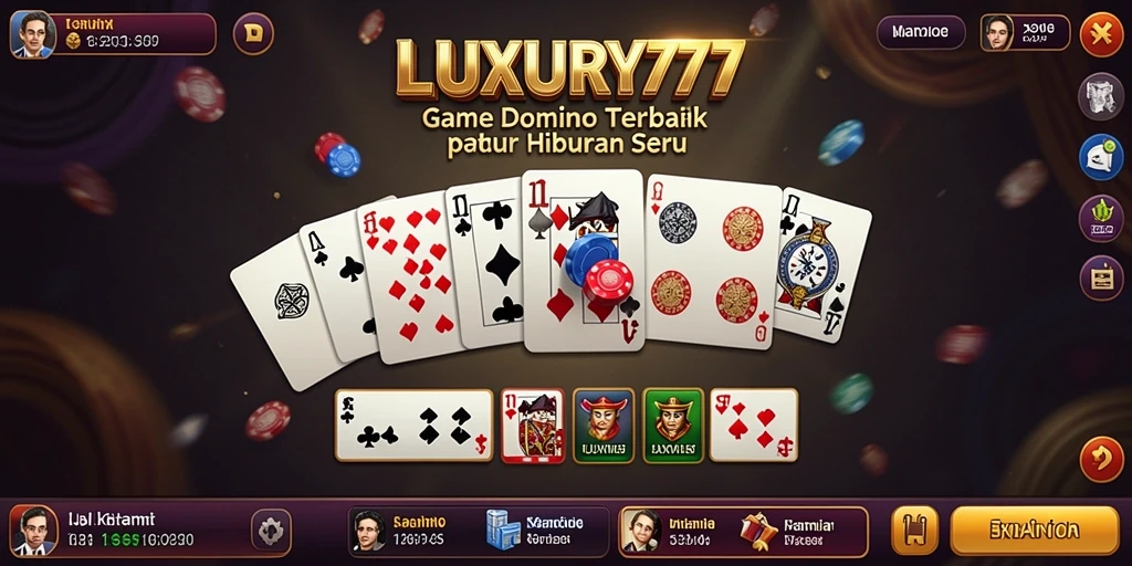 Tampilan gameplay seru dari LUXURY777 yang memukau.