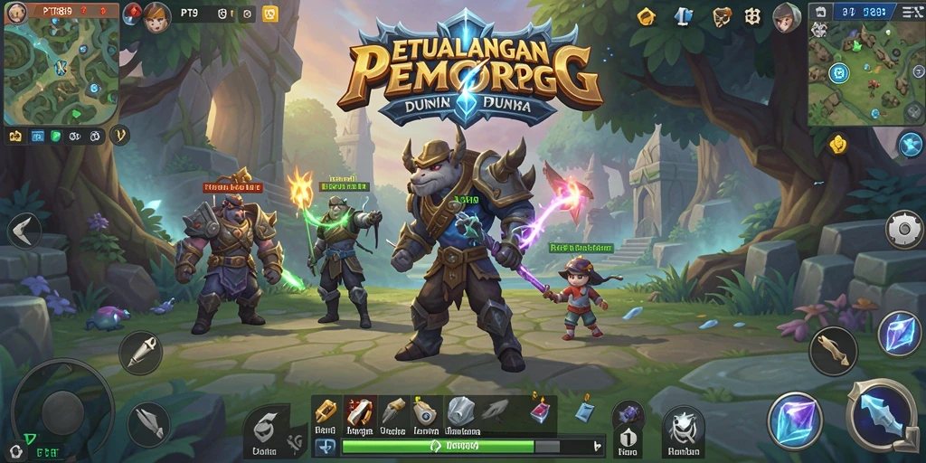 Screenshot PT89 menunjukkan aksi seru dalam gameplay MMORPG.