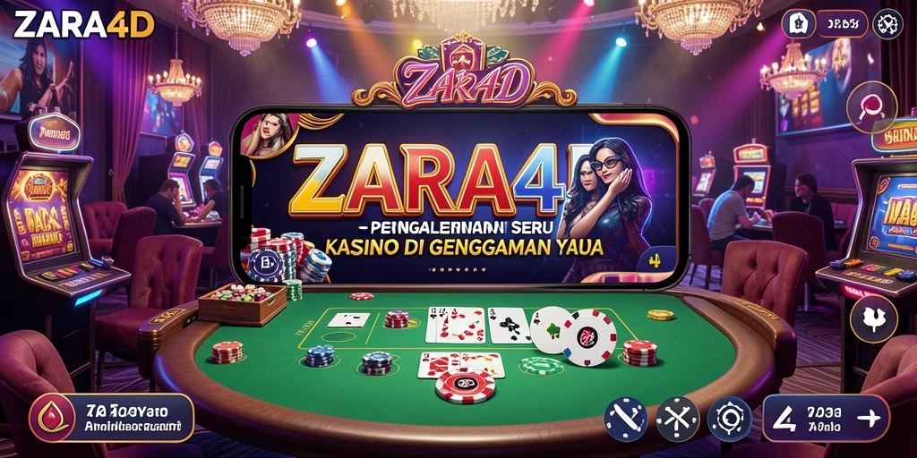 Screenshot gameplay ZARA4D yang menarik dengan suasana Kasino.